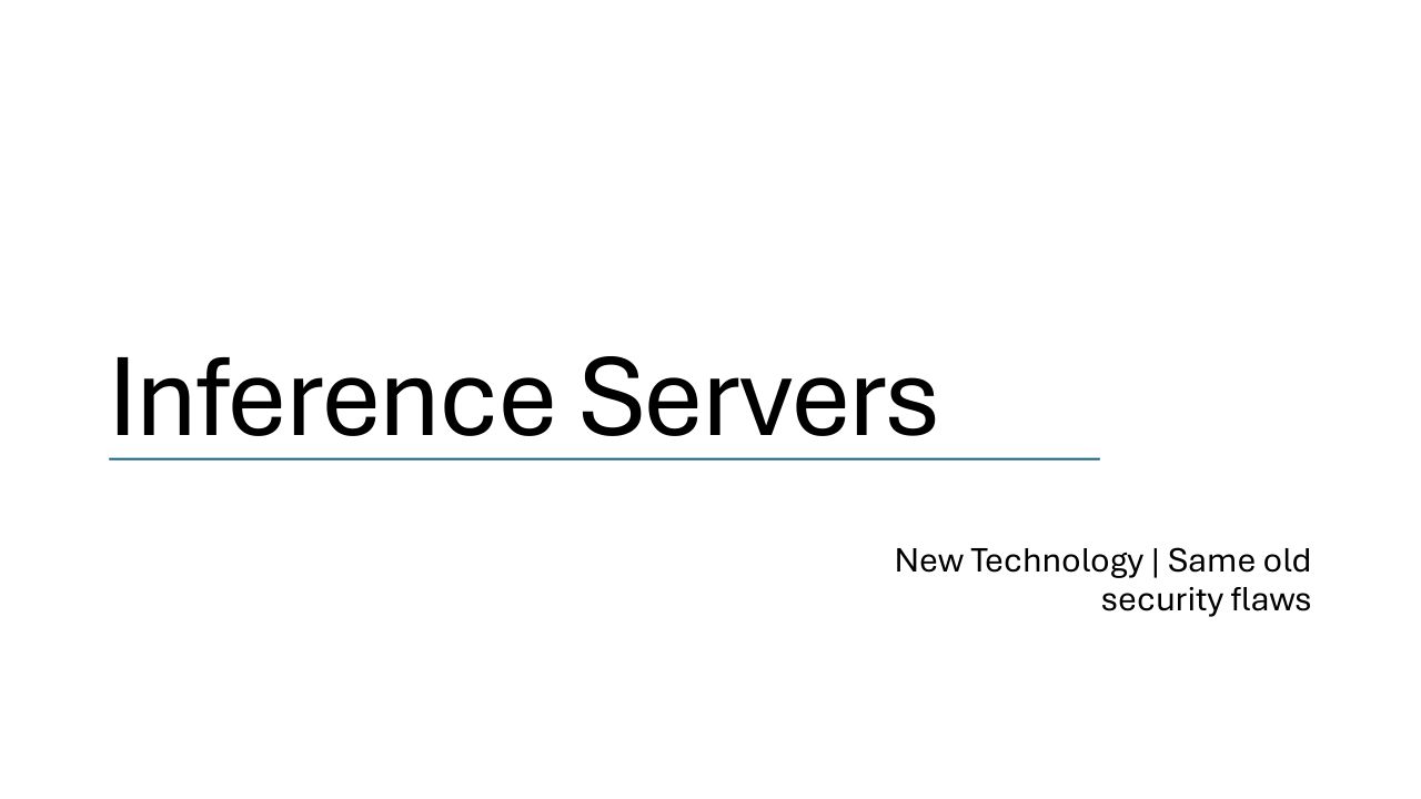 Inference Servers presentation, slide 1 of 46